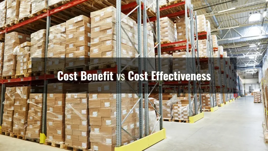 WMS Cost Benefit vs Cost Effectiveness
